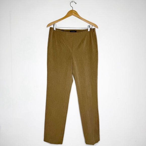 Talbots Bi-Stretch Straight Leg Pants – Brown – Size 8 - Picture 1 of 7